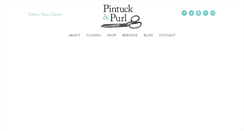 Desktop Screenshot of pintuckandpurl.com